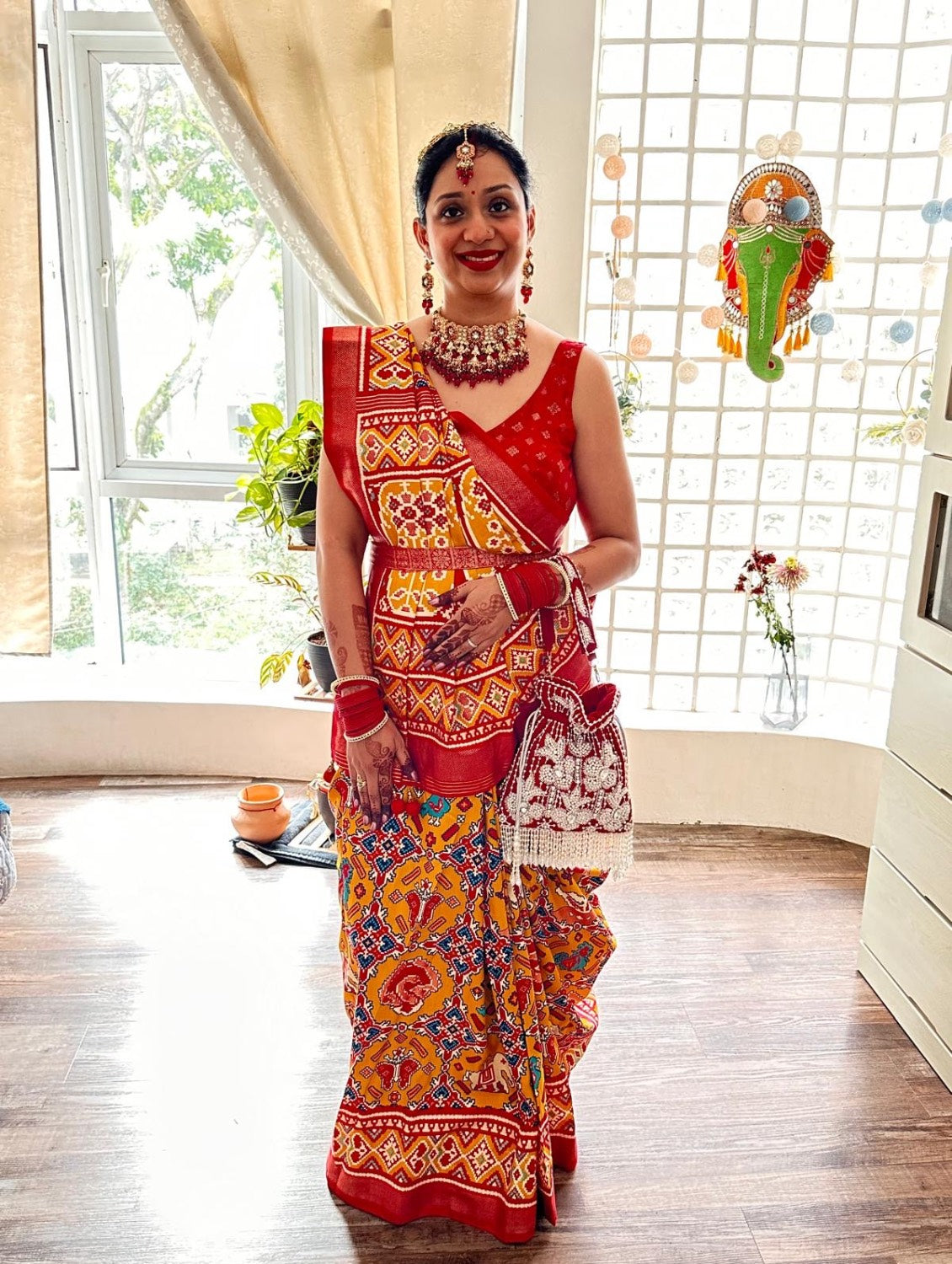 Mermaid Potli Red