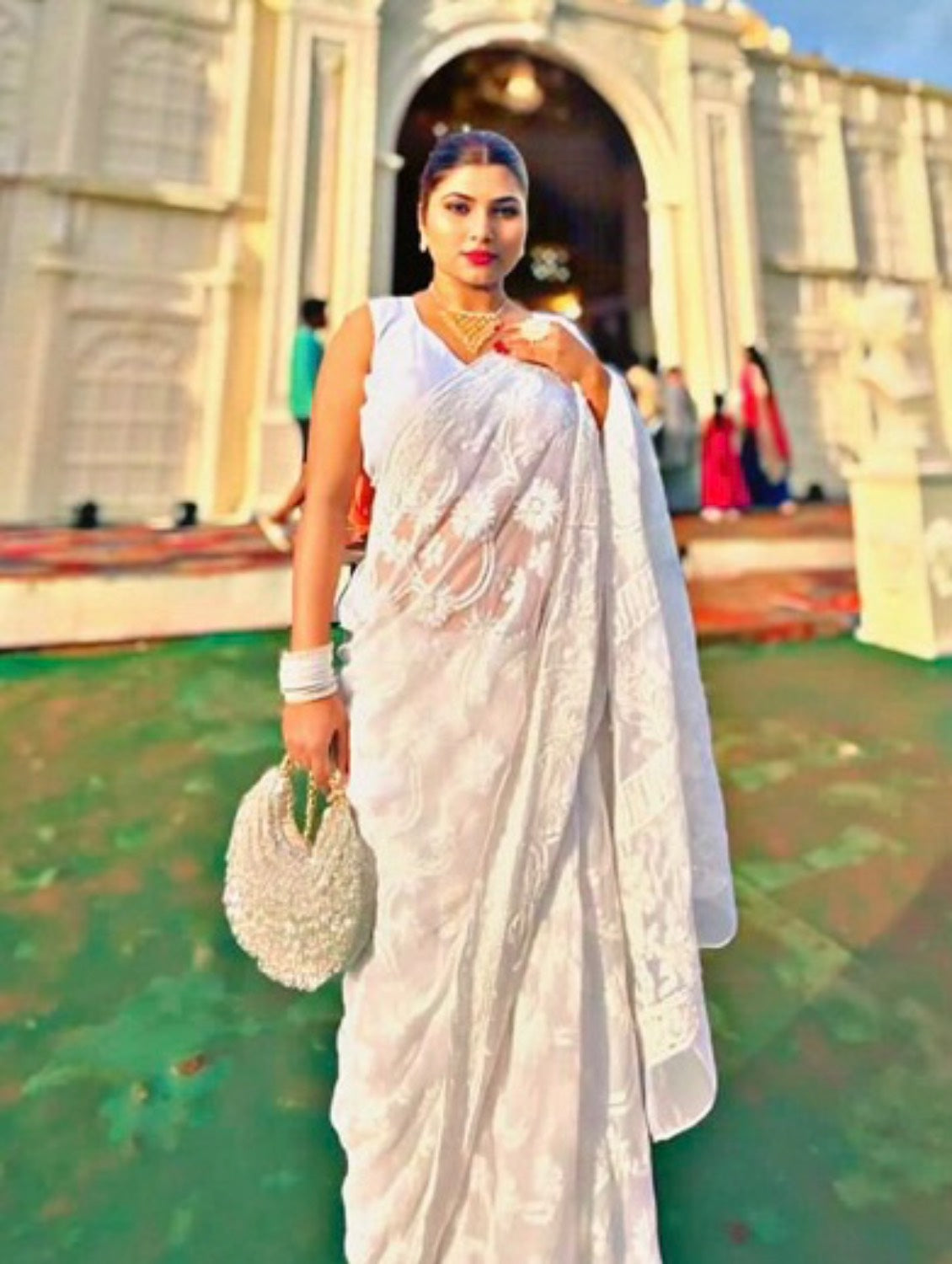 Tamanna Moon Bag Silver