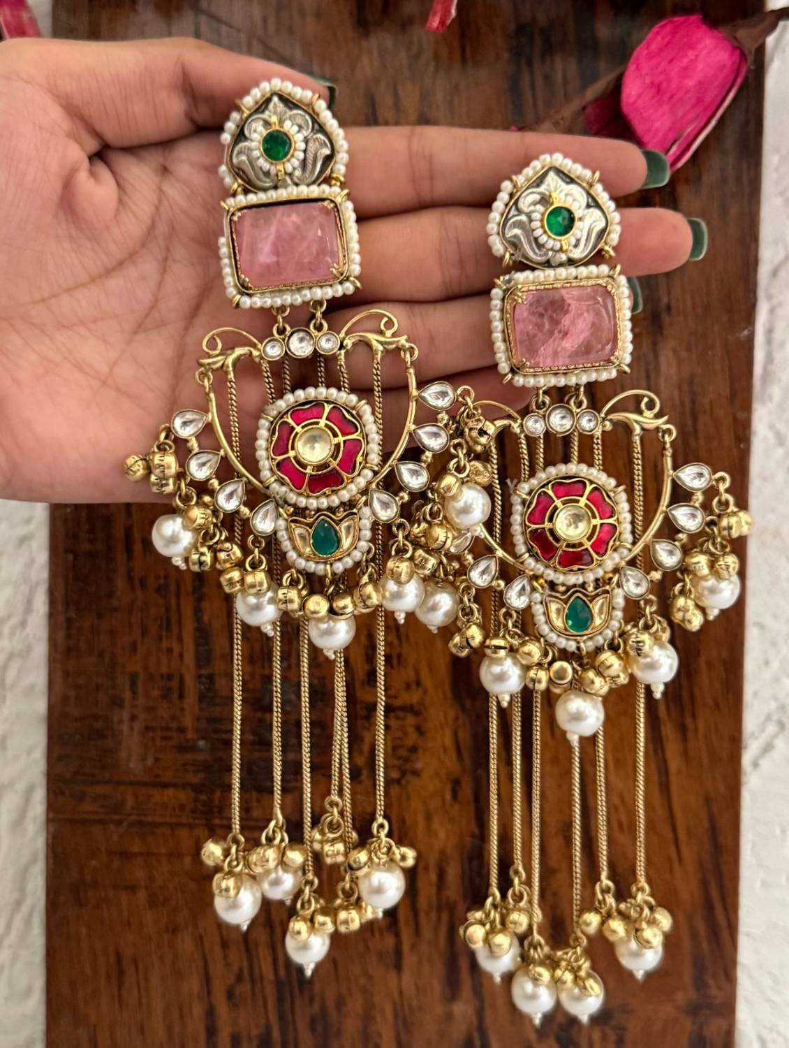 Yashika Chandbali Earrings