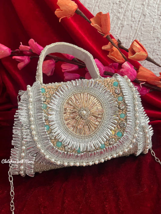 Lavanya Boho Bag Gold Silver