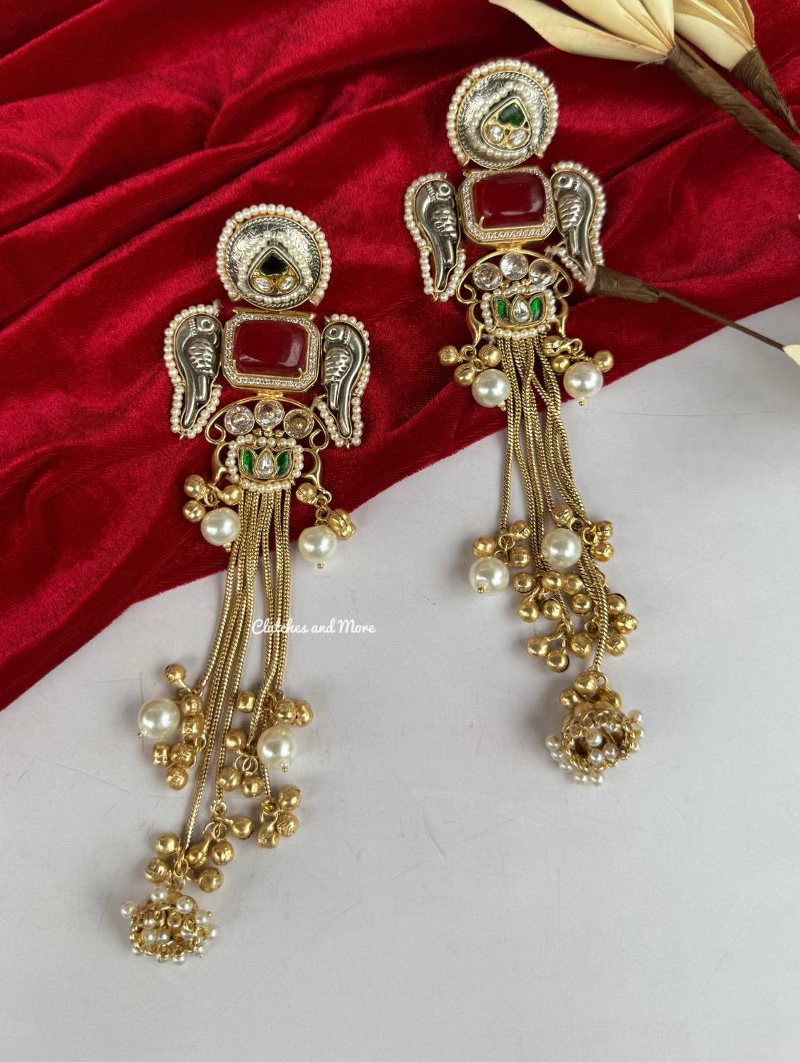 Gul Silver Gold Earrings