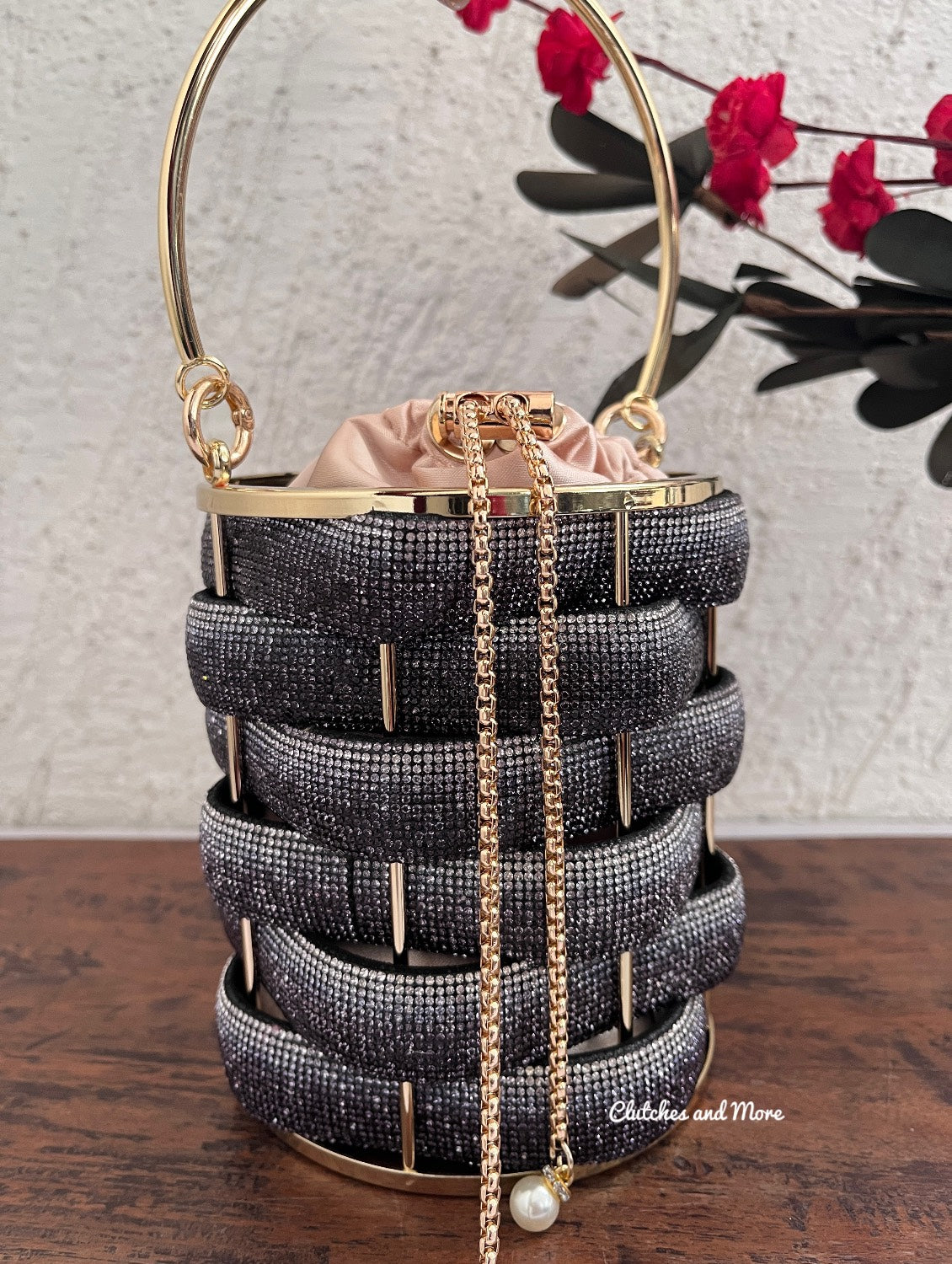 Premium Silver Grey Bucket bag