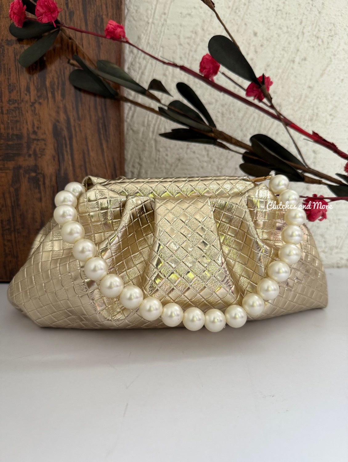 Cloud Bag Gold Metallic