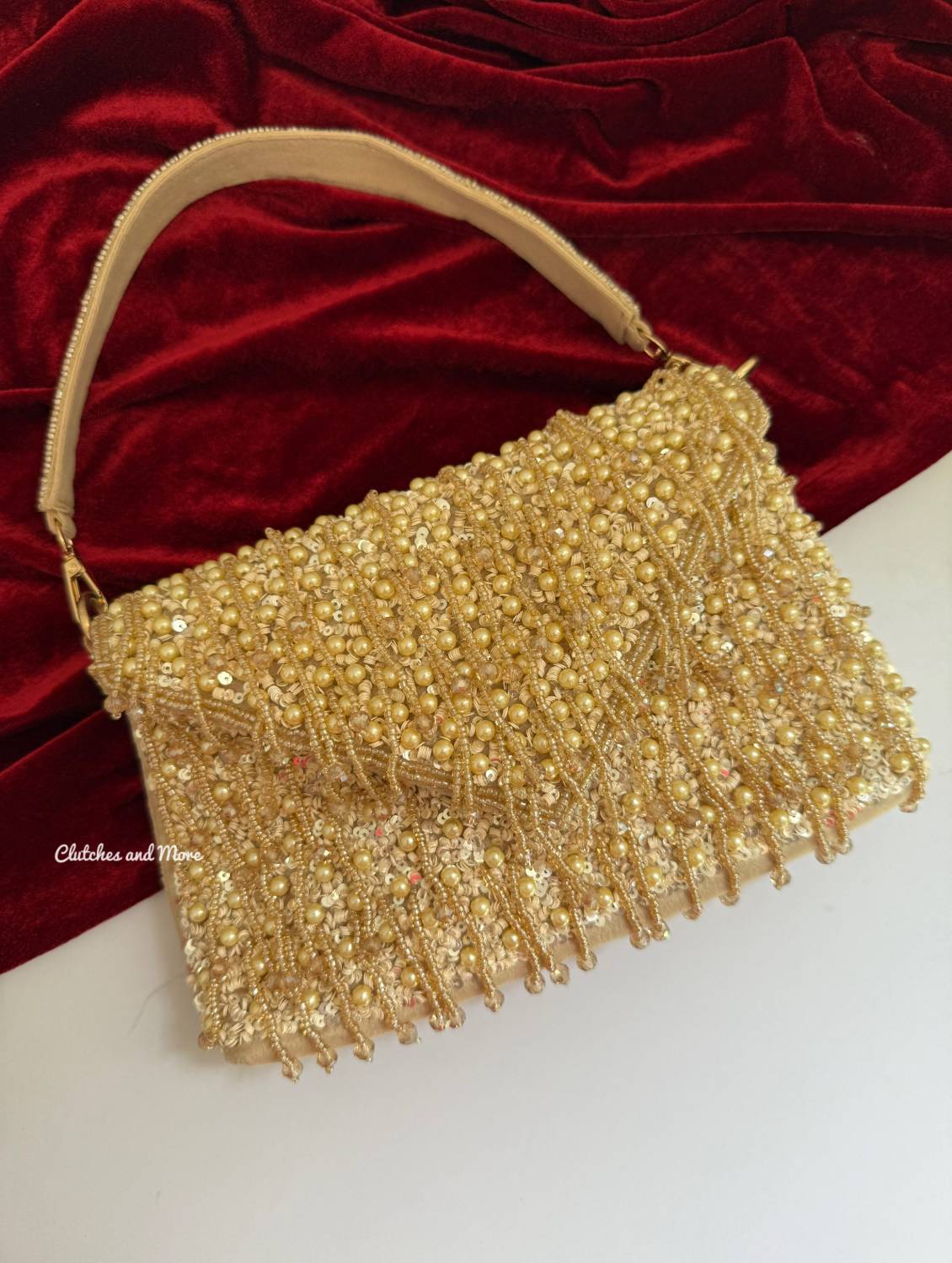 Sophia Envelope Bag Light Gold
