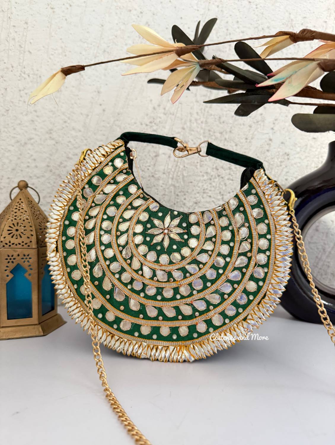 Meraki Gottapatti Chand Bags (Multiple colors)