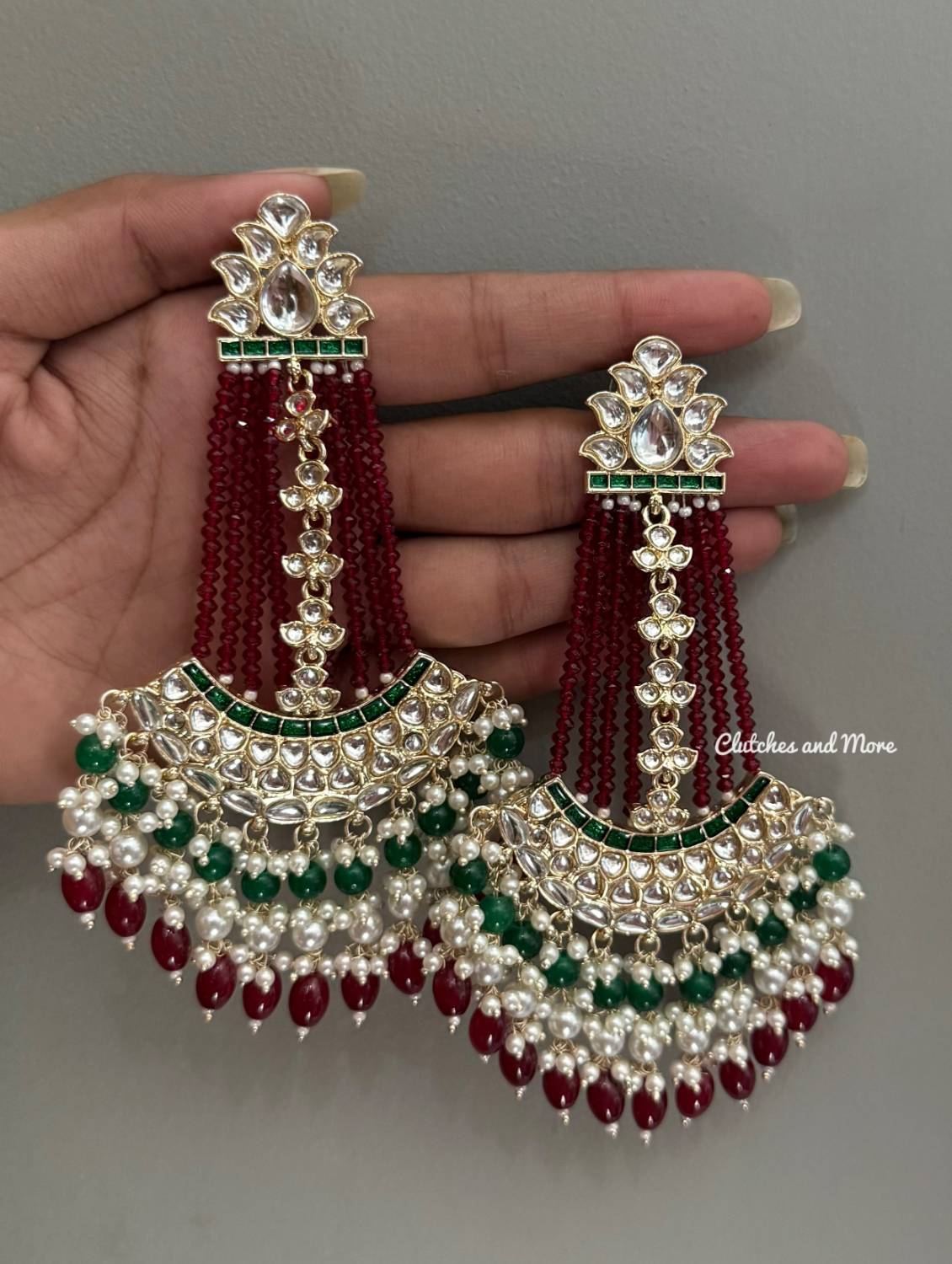 Jodha Chandbalis Maroon Green