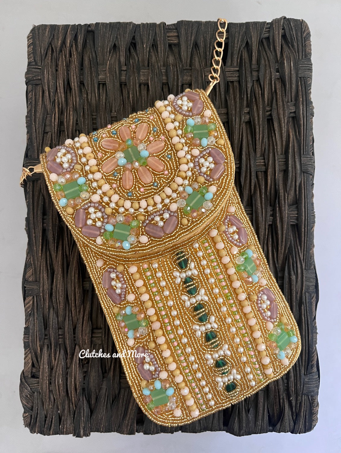 Chandni Charm Mobile Sling Gold