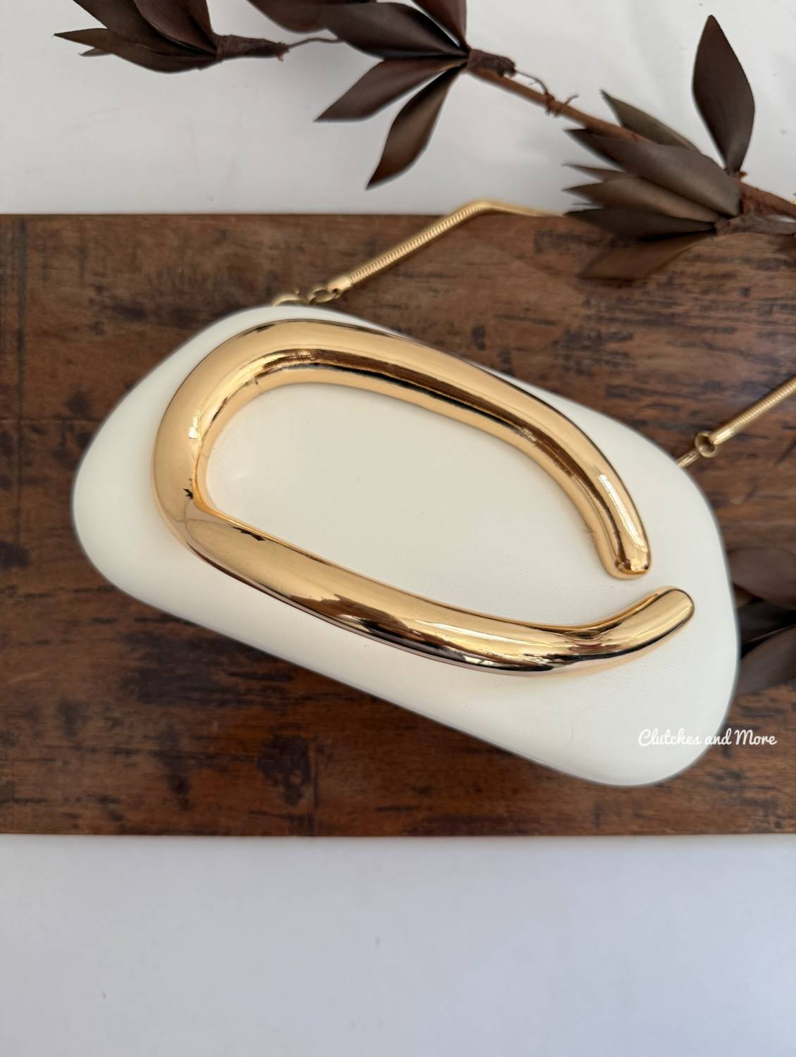 The ZARA Clutch White