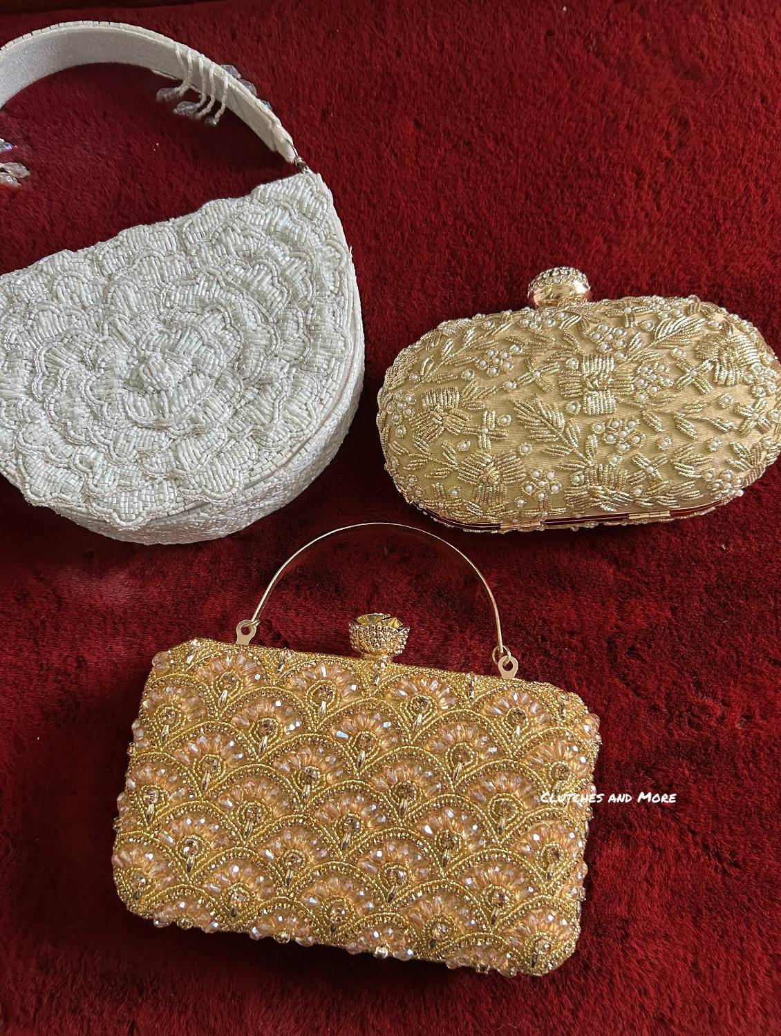 Luxury Rosetta Flap Bag White