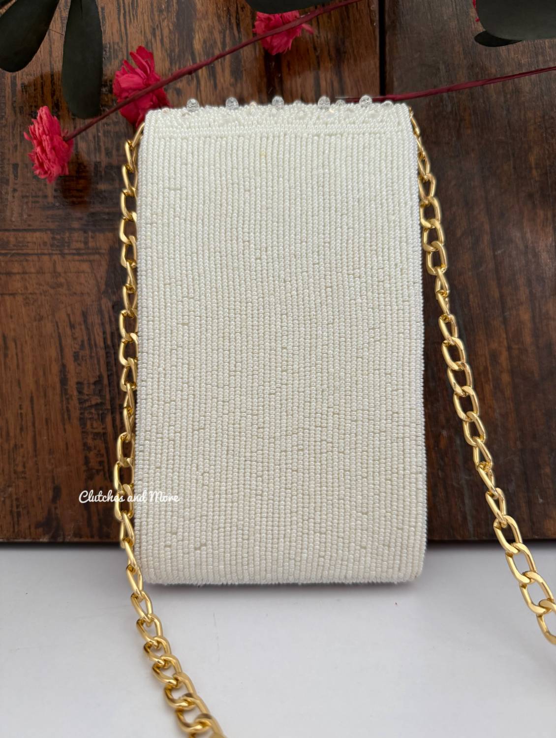Claire Mobile Sling Cum Waist Bag White