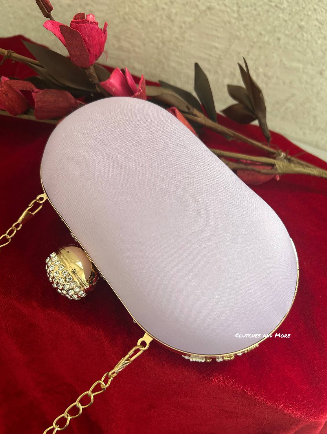Aarohi Lavender Capsule clutch