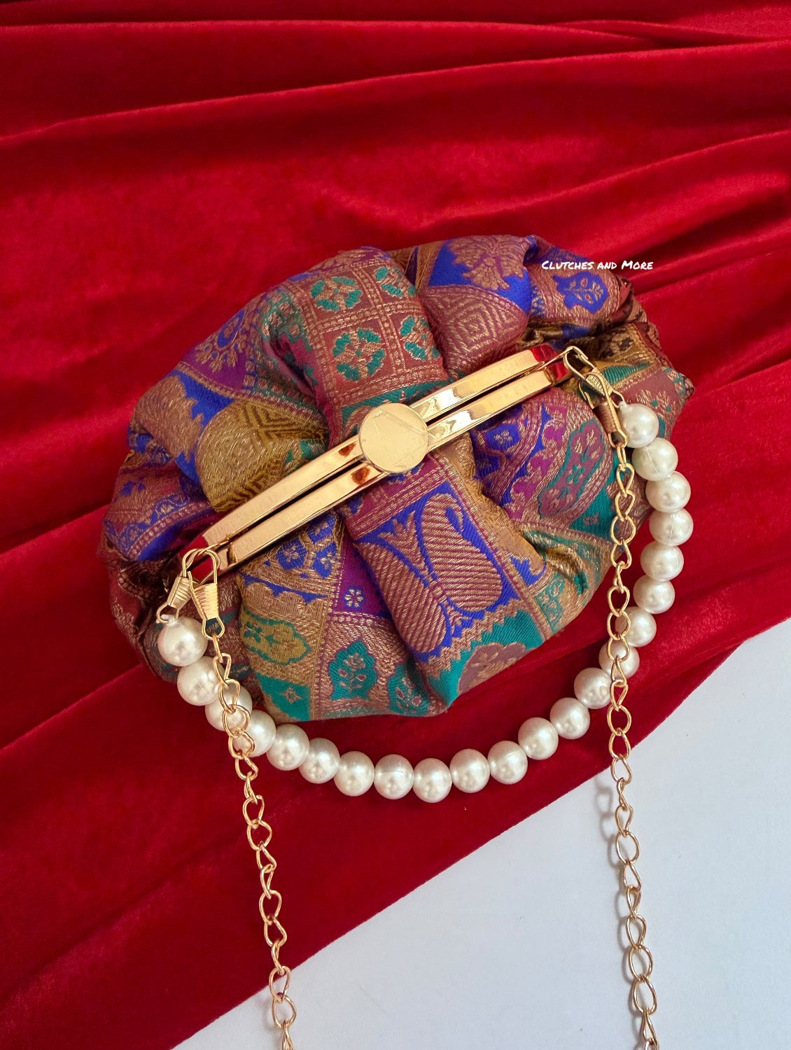 Banarsi Batua Bag Multicolored