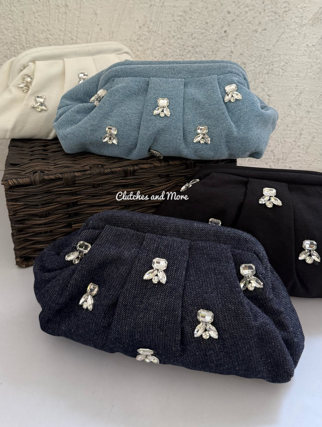 Denim Cloud Bag Light Blue