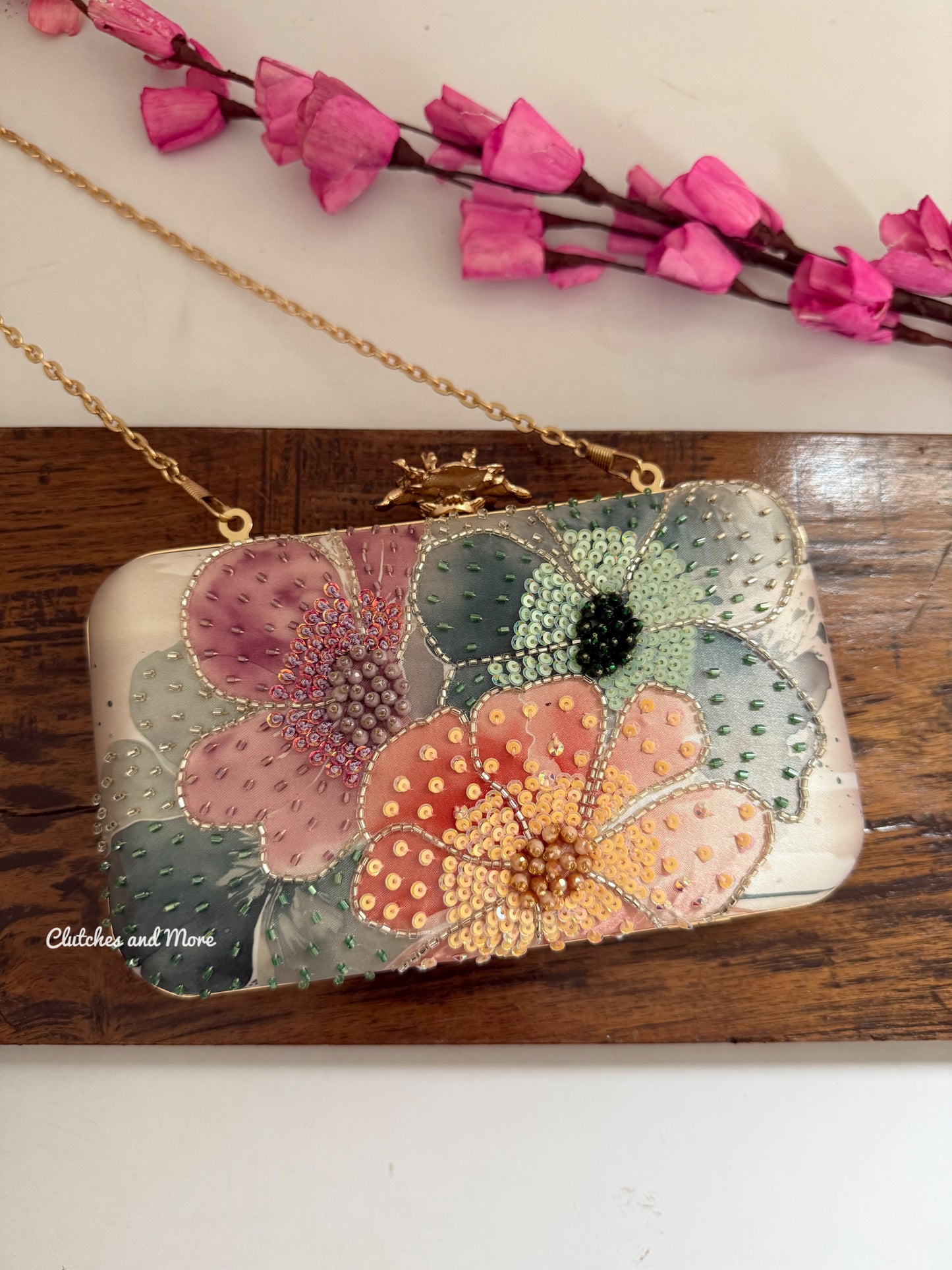 Poppy Floral Clutches