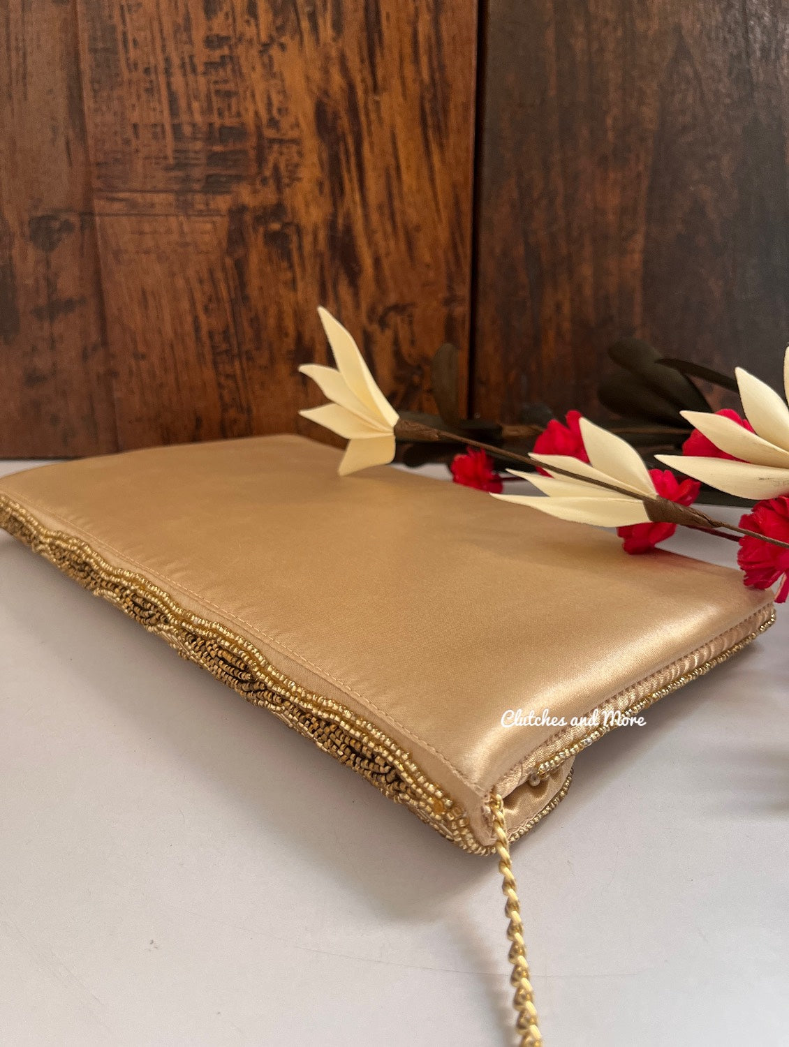 Gold Envelope clutch