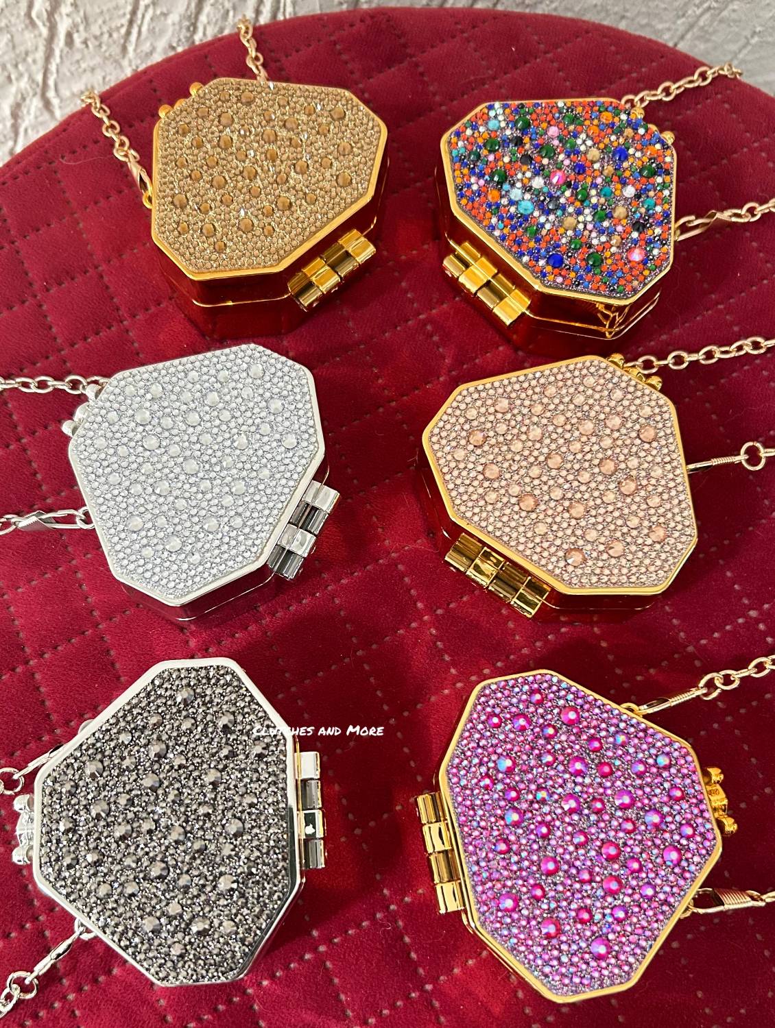 Micro Bee Rhinestone Bags (Multiple Colors)