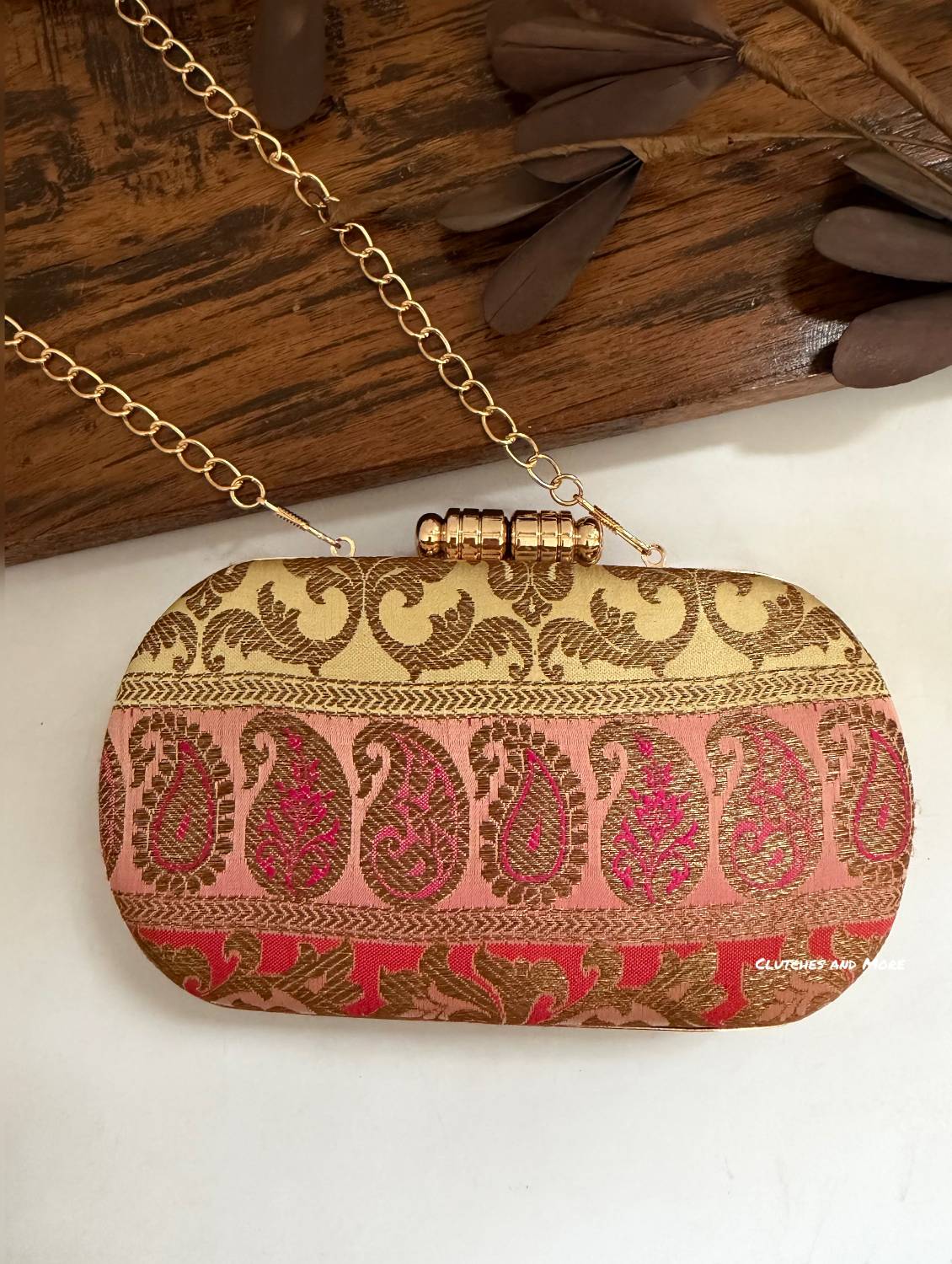 Adaa Banarsi Clutch Multicolored