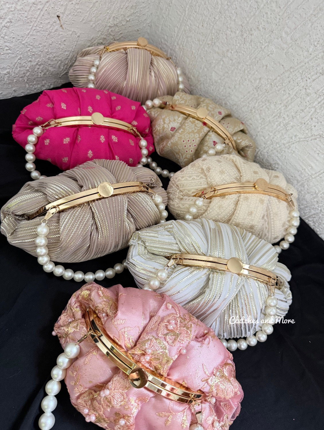 White Gold Batua Bag