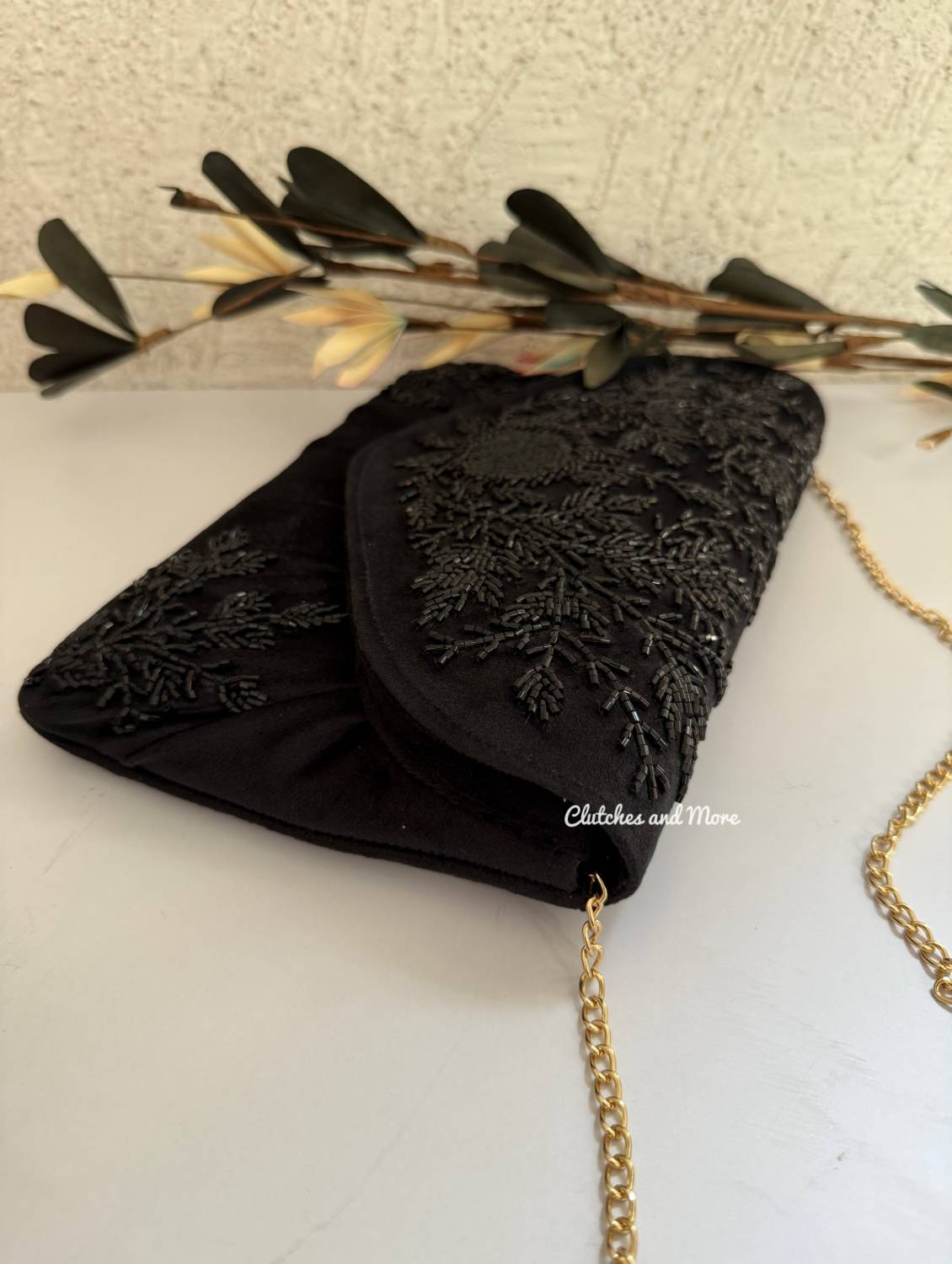 Eden Envelope Bag Black