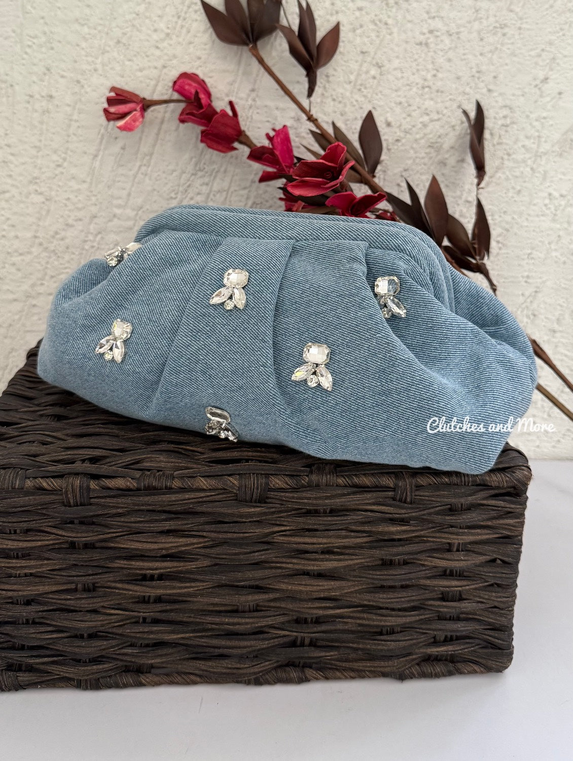 Denim Cloud Bag Light Blue