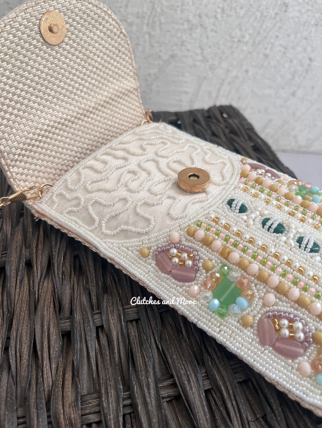 Chandni Charm Mobile Sling White