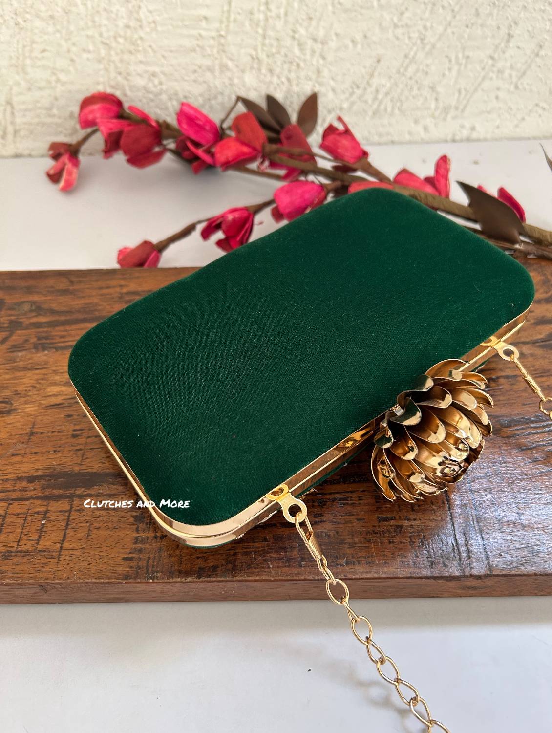 Green Ethnic Clutch