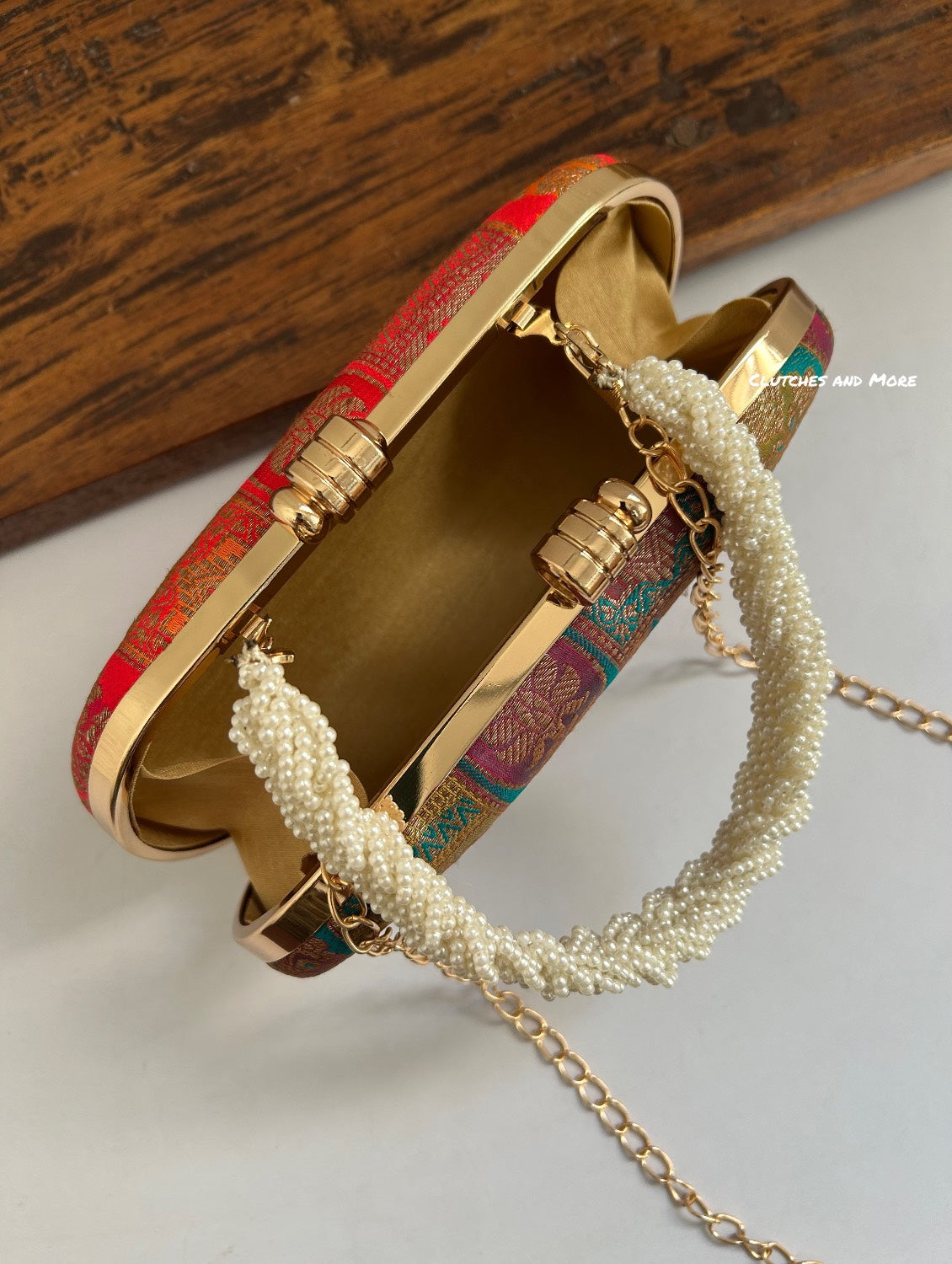 Adaa Banarsi Clutch Multicolored