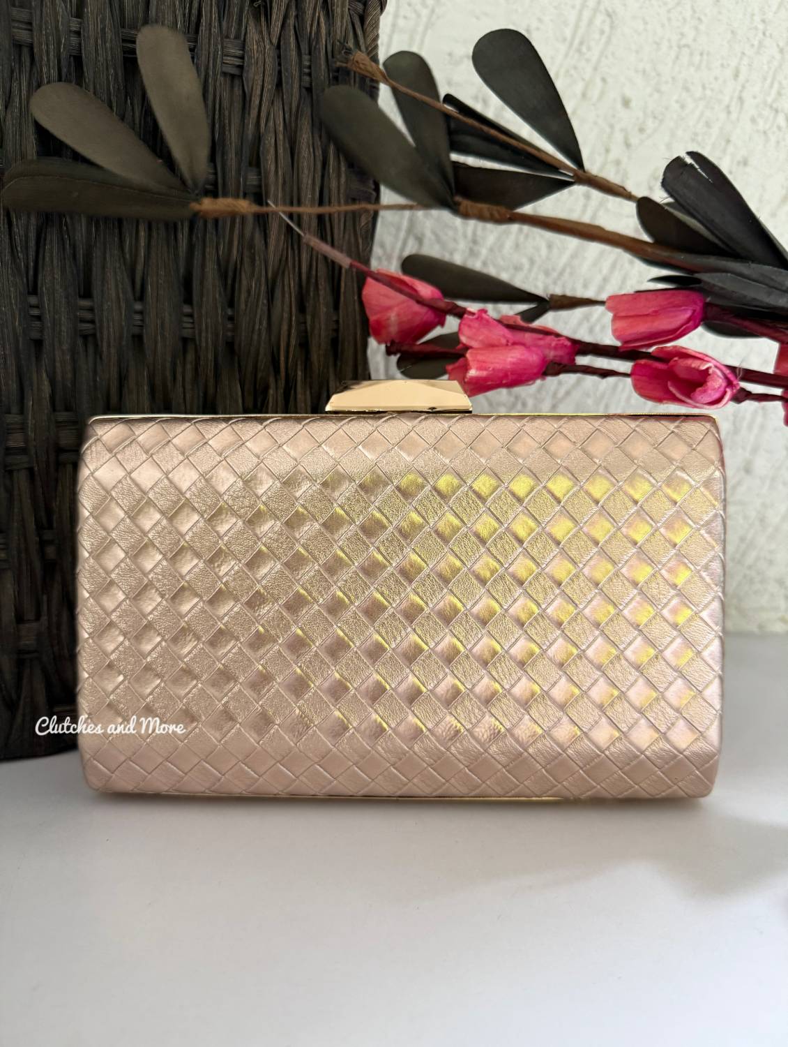 Metallic Sheen Sling Rose Gold