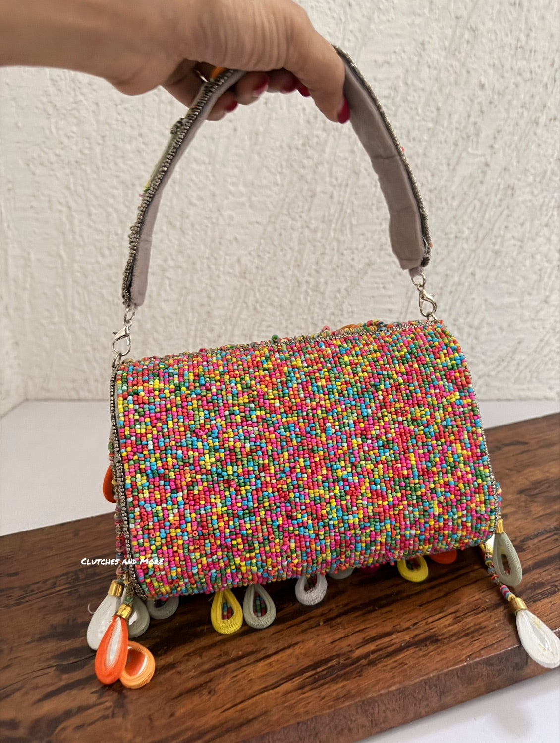 Mirror Flap Bag Multicolored (Silver base)