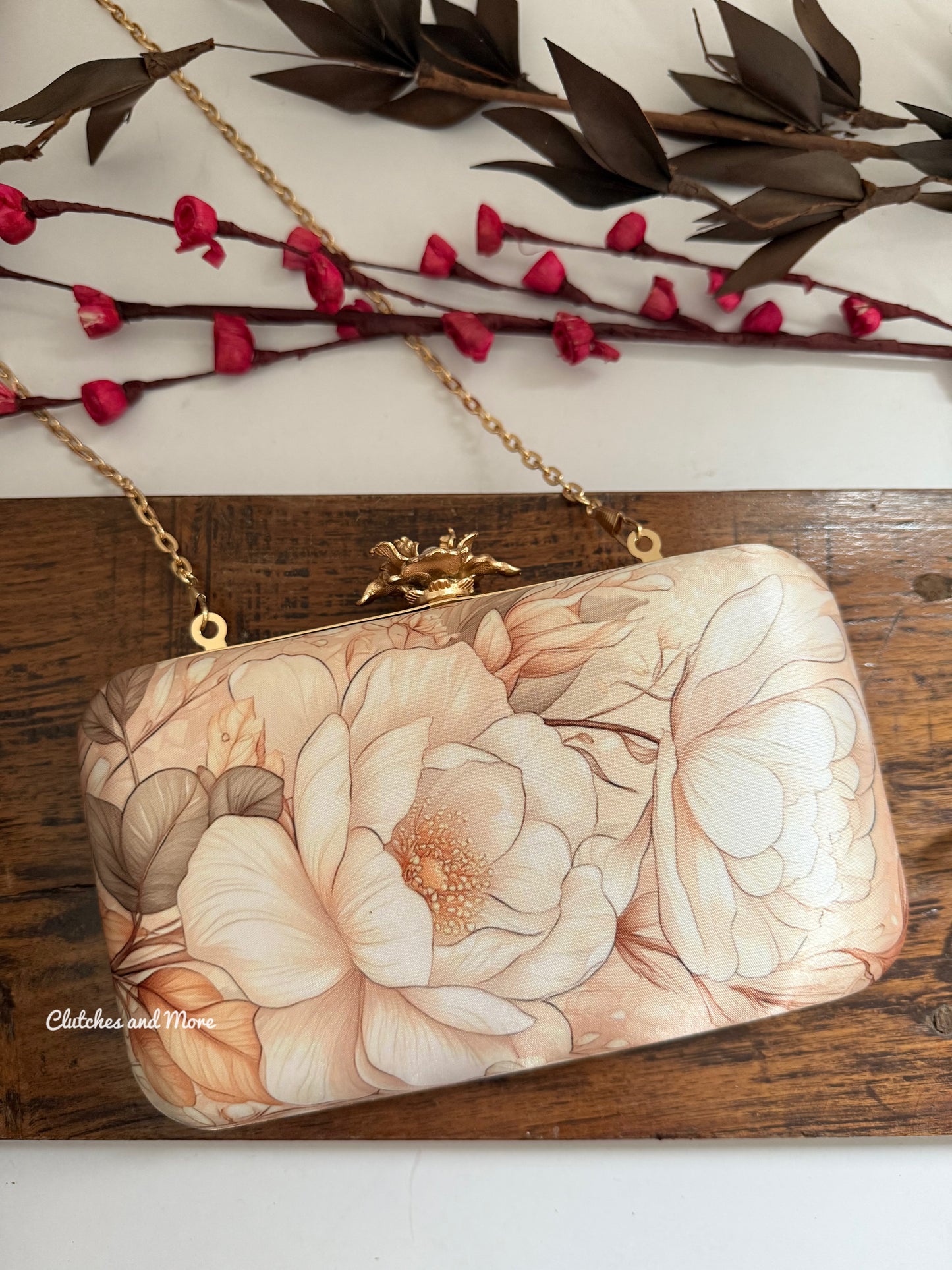 Poppy Floral Clutches