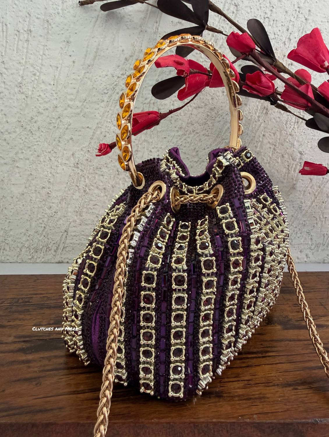 Hazel Bucket Bag Purple
