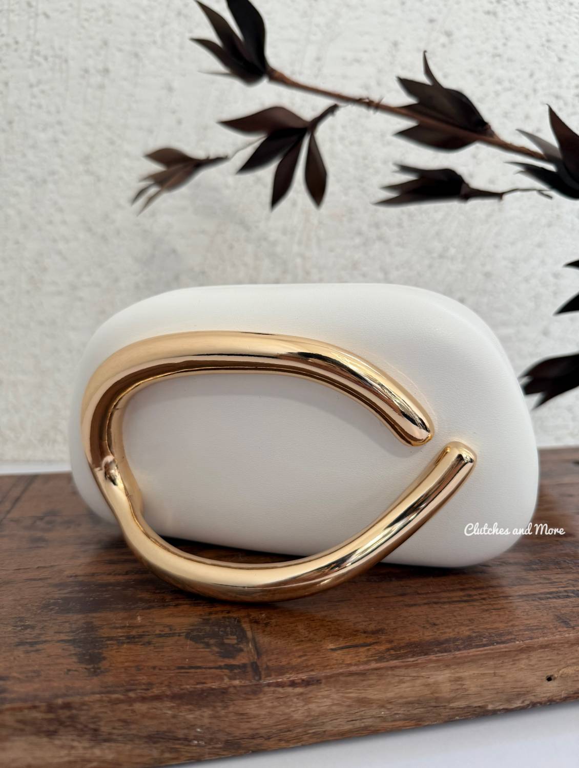 The ZARA Clutch White