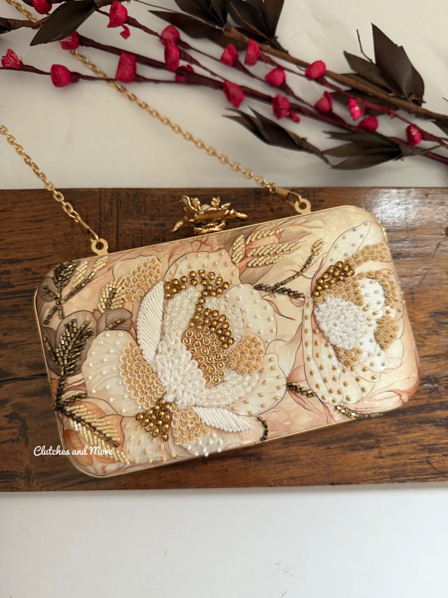 Poppy Floral Clutches