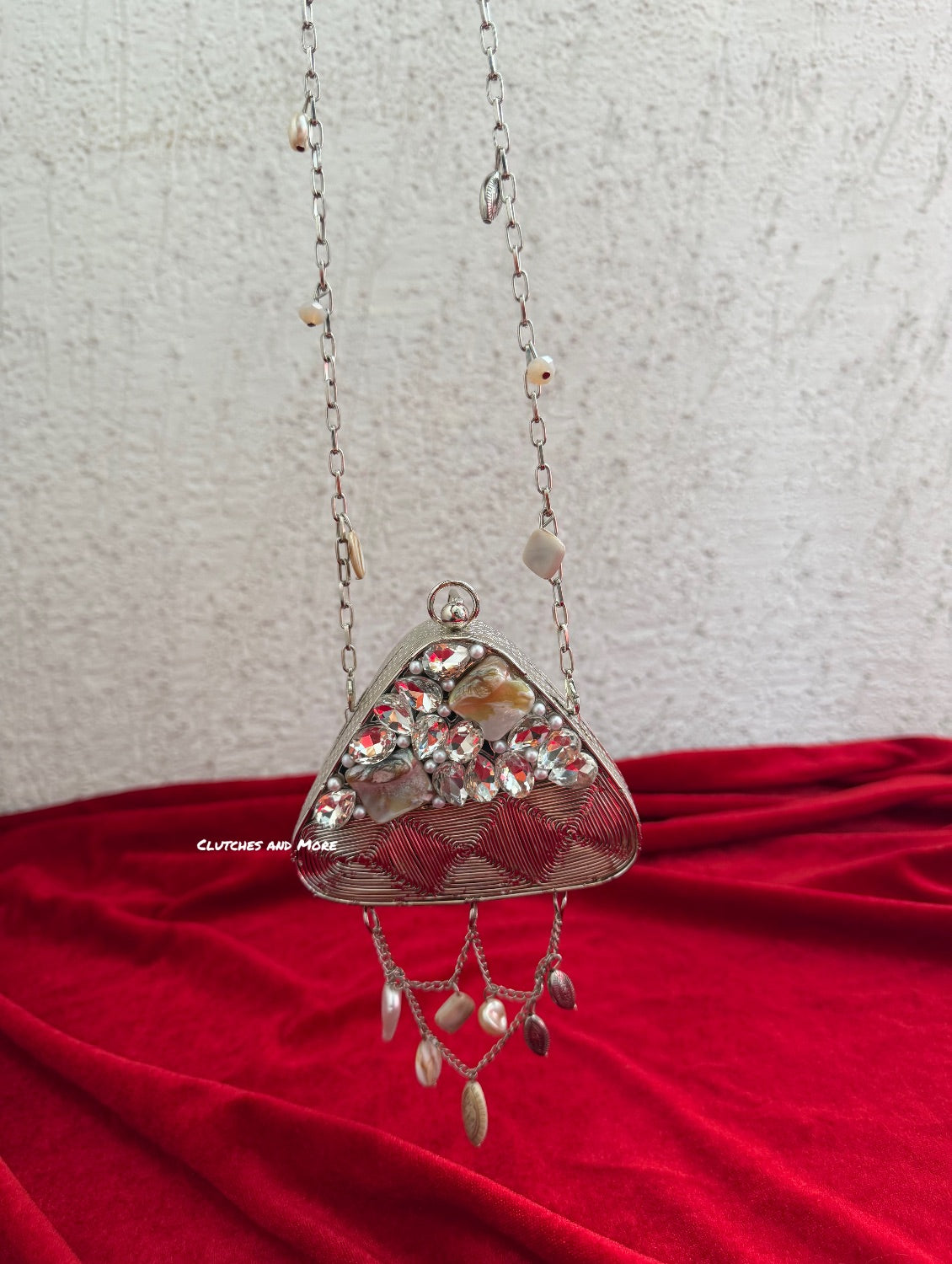 Mini Mother Of Pearl Sliver Triangle
