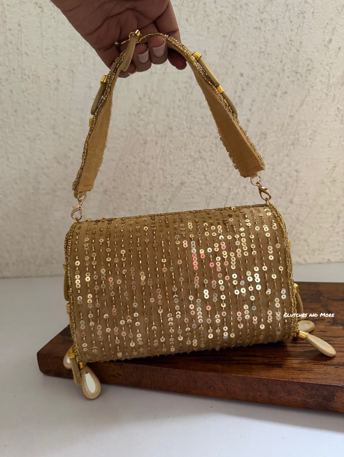 Mirror Flap Bag Gold