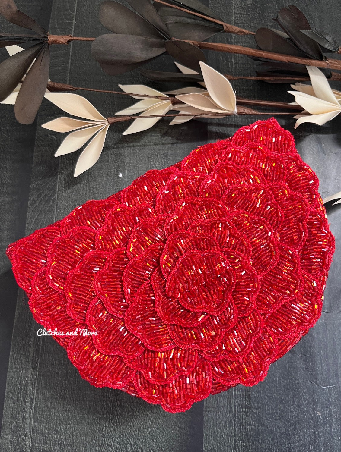 Luxury Rosetta Flap Bag Red