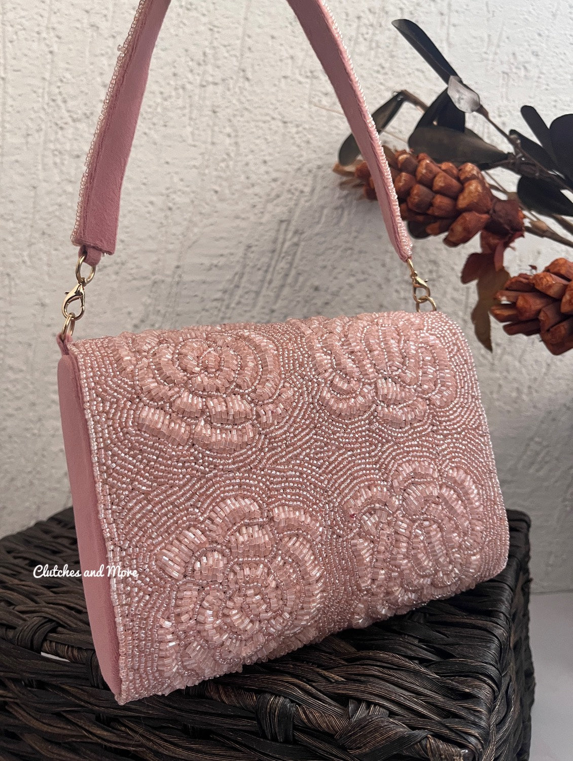 Rose Flap Bag Pink