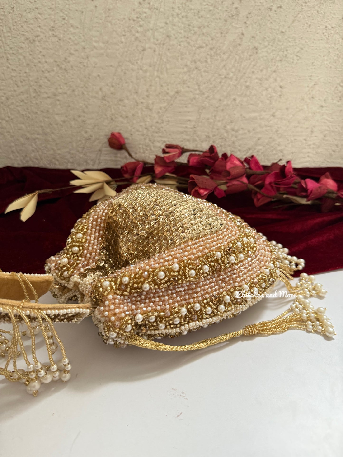 Jhalak Rosegold - Gold Potli