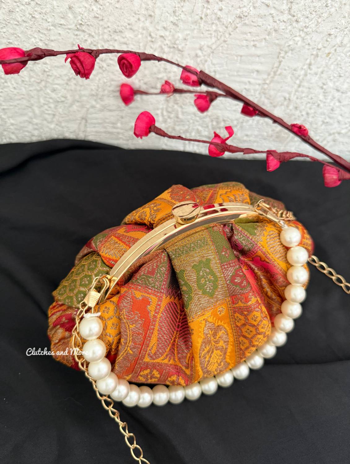 Banarsi Multicolored Batua Bag