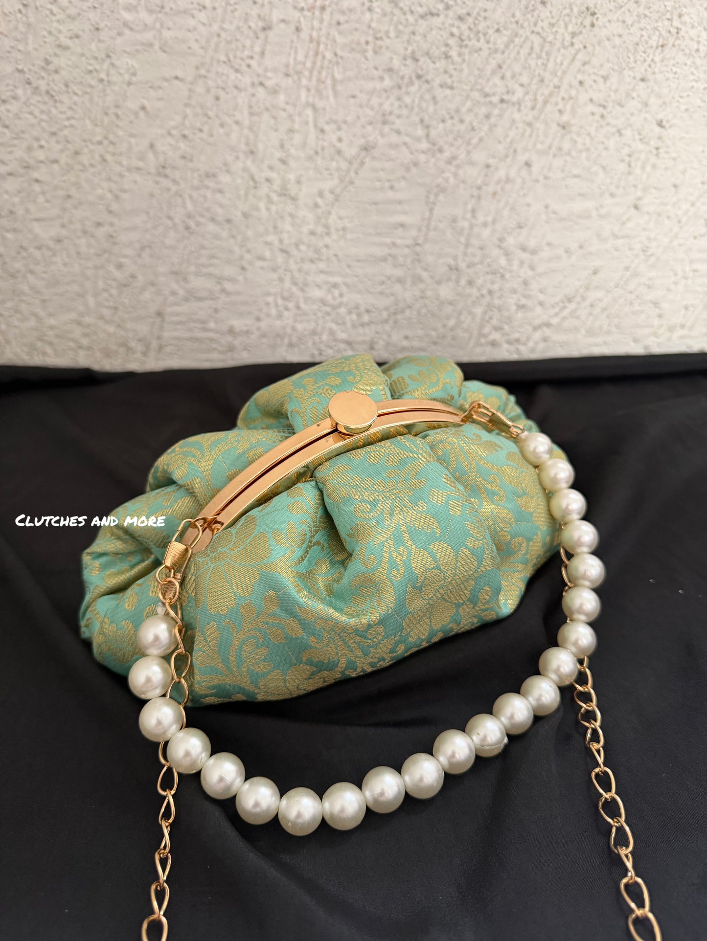 Banarsi Batua Bag Green
