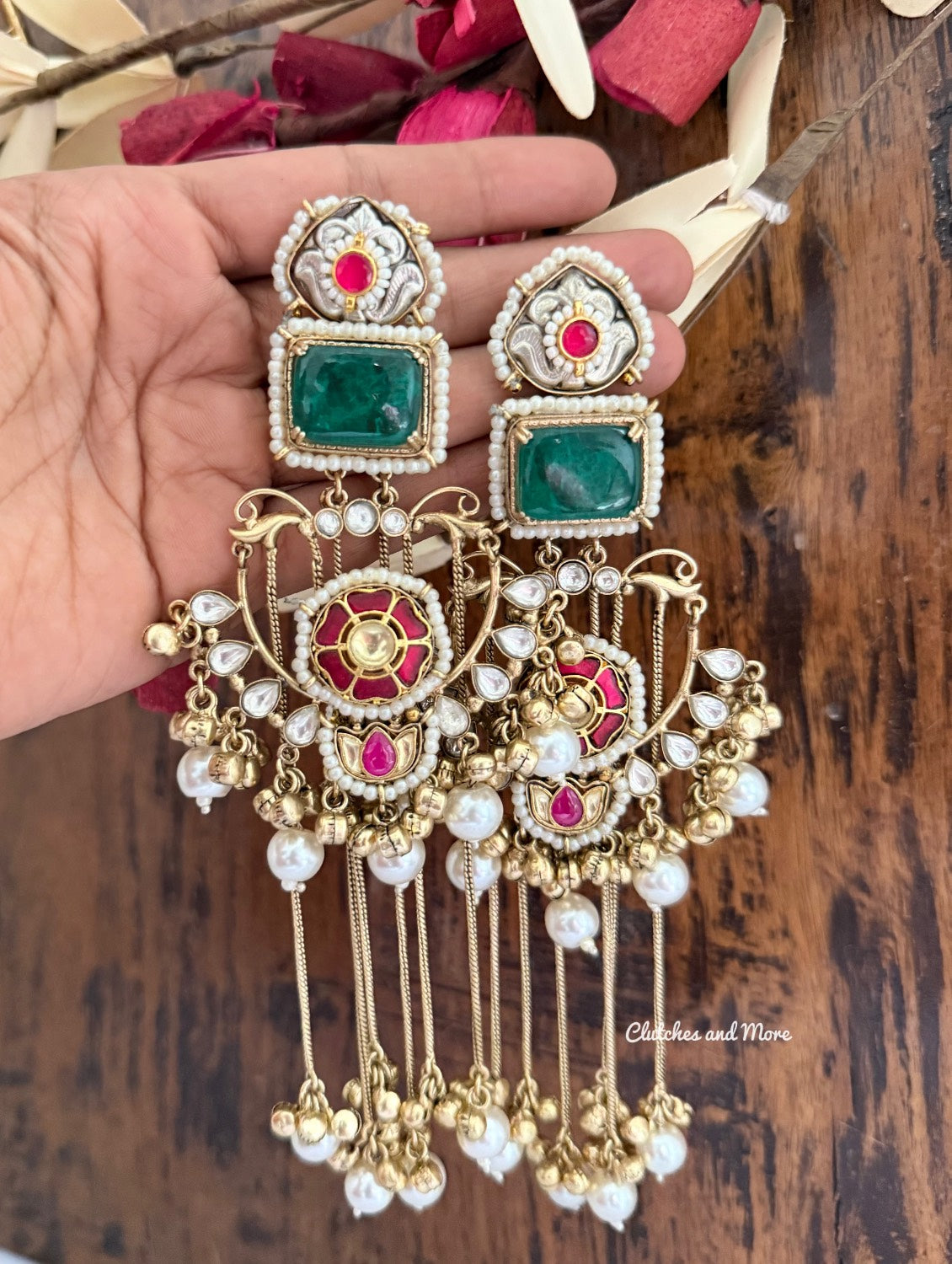 Yashika Chandbali Earrings