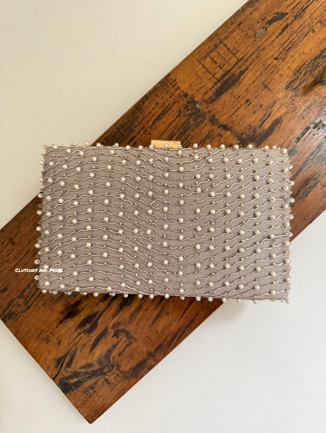 Lavender Pearl Clutch