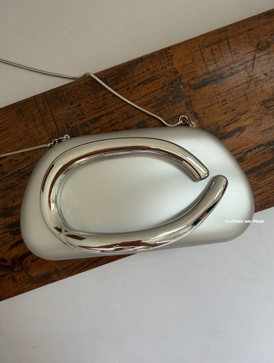 The ZARA Clutch Silver