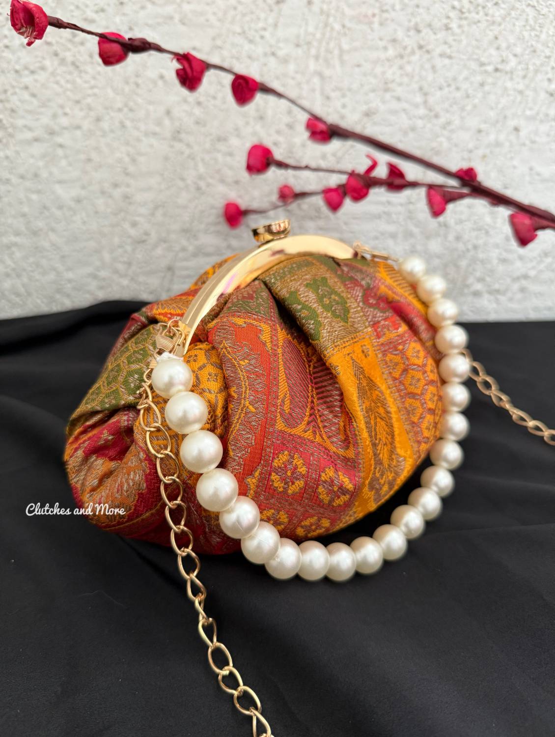 Banarsi Multicolored Batua Bag
