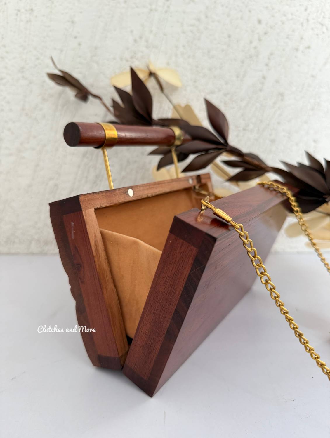 Woody Affair Wooden Clutch