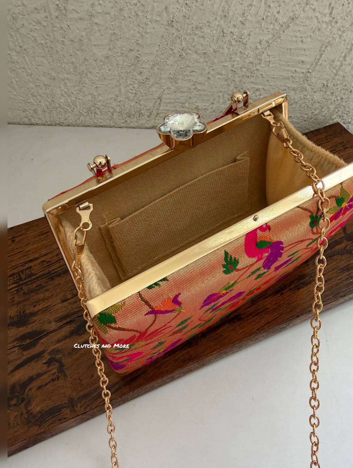 Paithani Clutch Multicolored