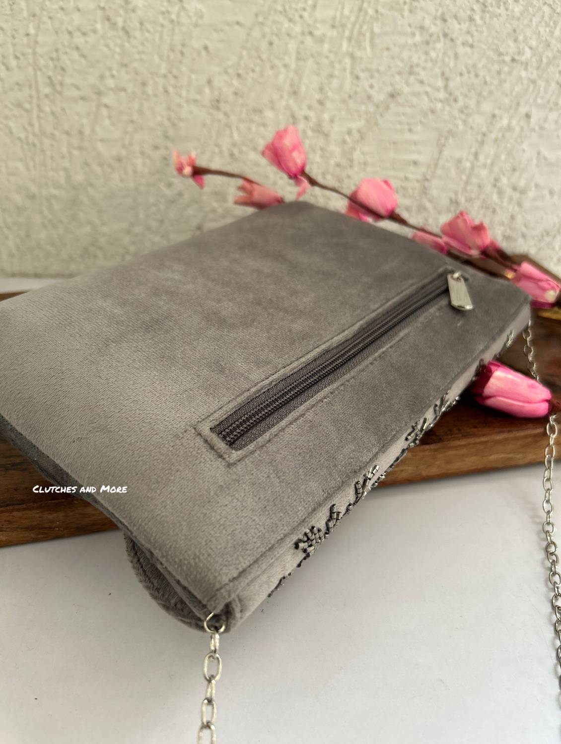 Eden Envelope Bag Grey