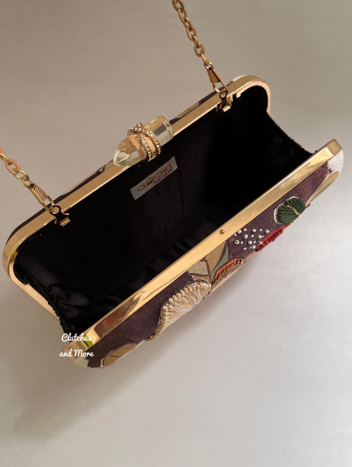 Poppy Multicoloured Floral Clutch