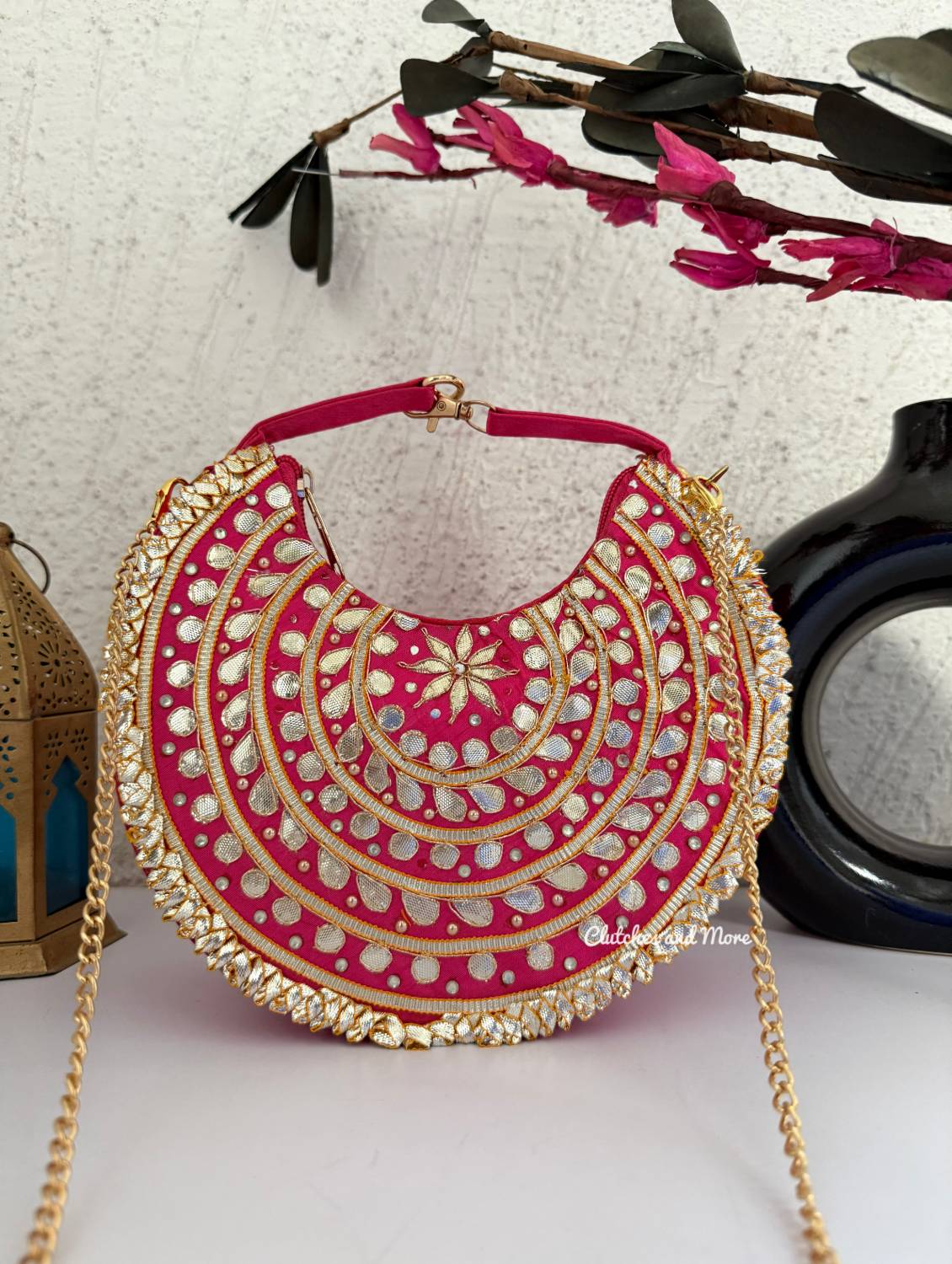Meraki Gottapatti Chand Bags (Multiple colors)