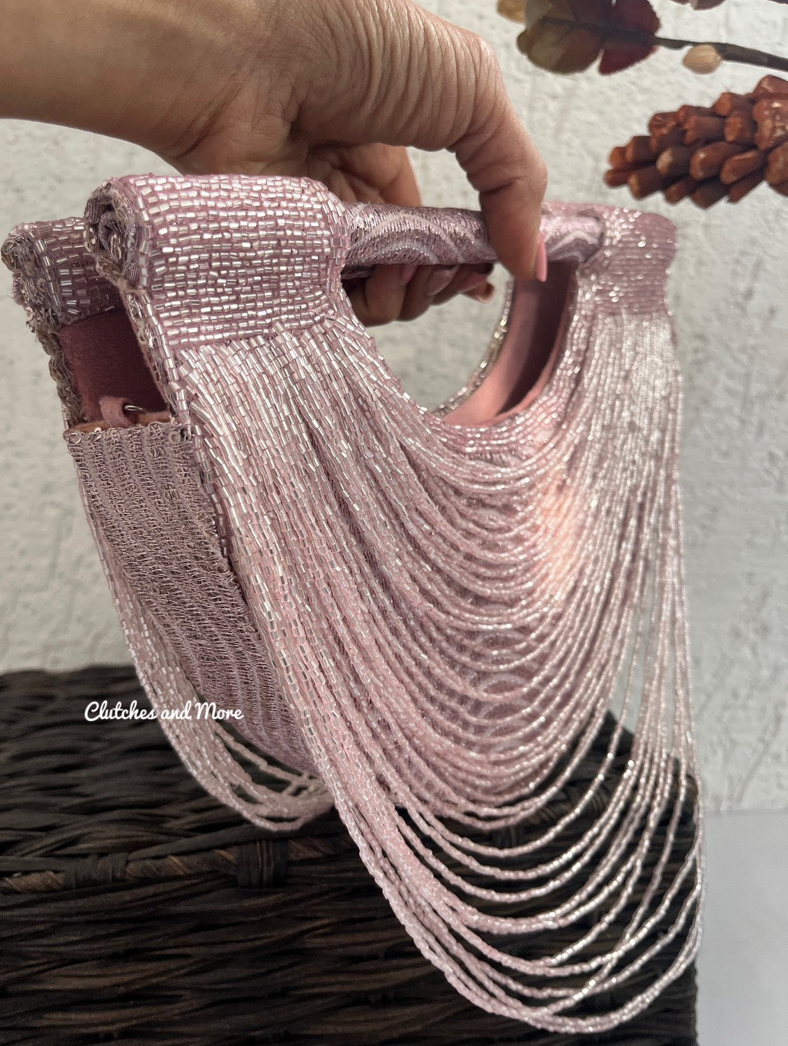 Mahira Moon Bag Rose Gold/ Pink